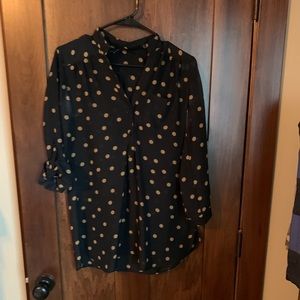 Polka dot blouse